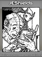 Alien with Pet Checks Device by Jeshields