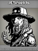 Insect Cowboy with Cyborg Eye by Jeshields