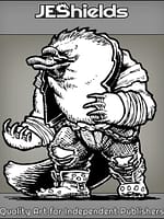 Hulking Punk Mutant Platypus by Jeshields