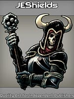Skeleton with Mace in Dark Armor by Jeshields and Juan Gutierrez
