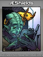 Alien with Pet Checks Device by Jeshields and Juan Gutierrez