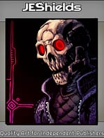 Skull Cyborg in Padded Jacket by Jeshields and Juan Gutierrez