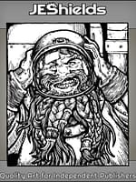 Astronaut Dwarf Stuck in Suit by Jeshields