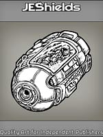 Single Person Escape Drop Pod by Jeshields