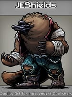 Hulking Punk Mutant Platypus by Jeshields and Juan Gutierrez