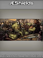 Cyclops Weapon Vendor with Guards by Jeshields and Juan Gutierrez