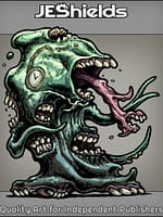 Gibbering Slime with Mouths by Jeshields and Juan Gutierrez
