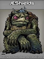Kappa Turtle Goblin Squatting by Jeshields and Juan Gutierrez