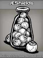 Glass Jar of Eyeballs by Jeshields
