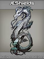 Thin Wingless Dragon by Jeshields and Juan Gutierrez