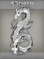 Thin Wingless Dragon by Jeshields