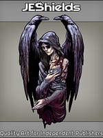 Female Raven Death Angel by Jeshields and Juan Gutierrez