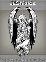 Female Raven Death Angel by Jeshields