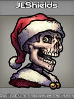 Skeleton in Holiday Hat by Jeshields and Juan Gutierrez