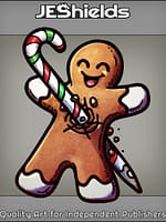 Stabbed Gingerbread Man by Jeshields and Juan Gutierrez