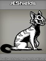 Striped Skull Cat by Jeshields