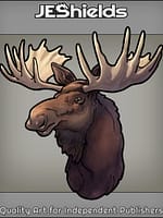 Alaska Moose Head by Jeshields and Juan Gutierrez