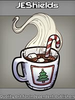 Holiday Hot Cocoa Mug by Jeshields and Juan Gutierrez