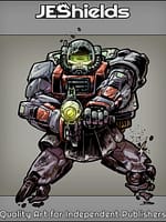 Domed Mech with Weapon by Jeshields and Juan Gutierrez