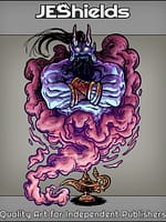 Genie with Horns from Lamp by Jeshields and Juan Gutierrez