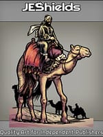 Desert Camel Caravan by Jeshields and Juan Gutierrez