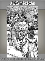 Lion and Kids vs Mage by Jeshields