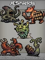Spot Classic Monsters A by Jeshields