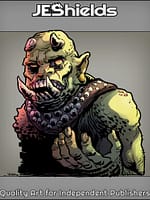 Horned Goblin with Tusks by Jeshields and Juan Gutierrez