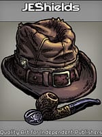 Worn Hat Pipe and Ring by Jeshields and Juan Gutierrez