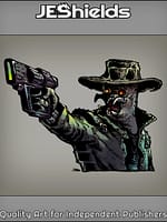 Alien Cowboy with Laser Pistol by Jeshields and Juan Gutierrez