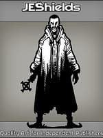 Battered Priest Cleric with Cross by Jeshields