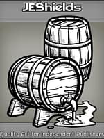 Barrels Leak Fluid Drink by Jeshields