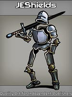 Animated Armor with Blade by Jeshields and Juan Gutierrez