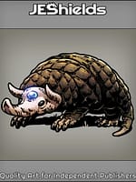 Armadillo with Forehead Gem by Jeshields and Juan Gutierrez