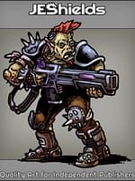Space Orc with Blaster by Jeshields and Juan Gutierrez