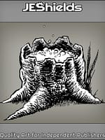 Boiling Tree Stump Cauldron by Jeshields