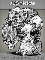 Pig-Faced Orc Thief by Jeshields