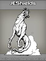 Tendril Beast with Lantern Face by Jeshields