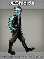 Aquatic Alien in Leather by Jeshields and Juan Gutierrez