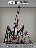 Cone Shaped Spindly Crawler by Jeshields and Juan Gutierrez