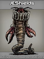 Lobster Insect Woman in Wrap by Jeshields and Juan Gutierrez