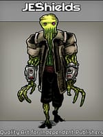 Tendril Man in Bulky Clothes by Jeshields and Juan Gutierrez