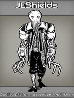 Tendril Man in Bulky Clothes by Jeshields