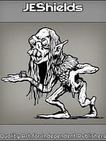 Creepy Goblin with Coins by Jeshields