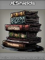 Stack of Wet Leather Books by Jeshields and Juan Gutierrez