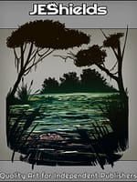 Face beneath Swamp Marsh by Jeshields and Juan Gutierrez