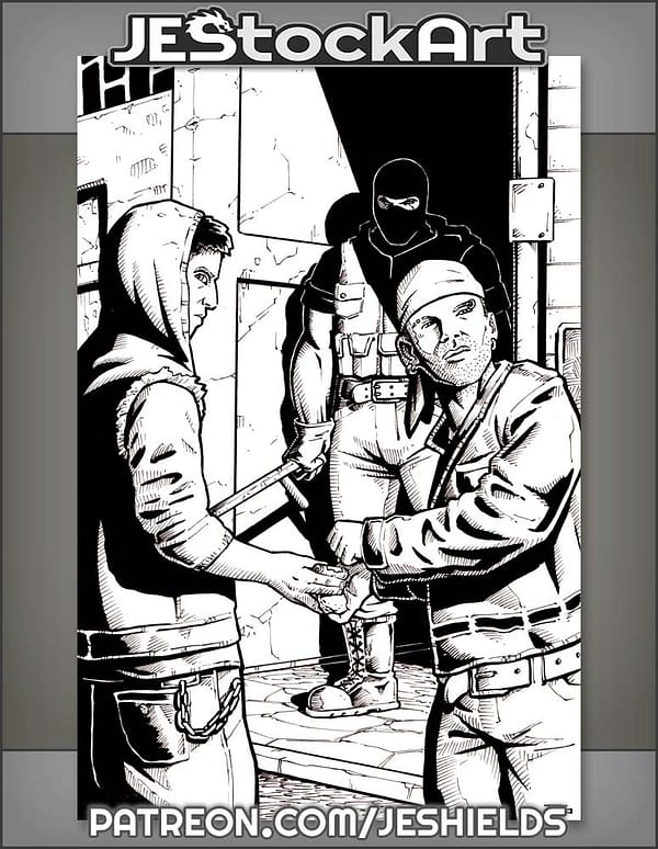 Vigilante About To Bust A Drug Deal by Jeshields