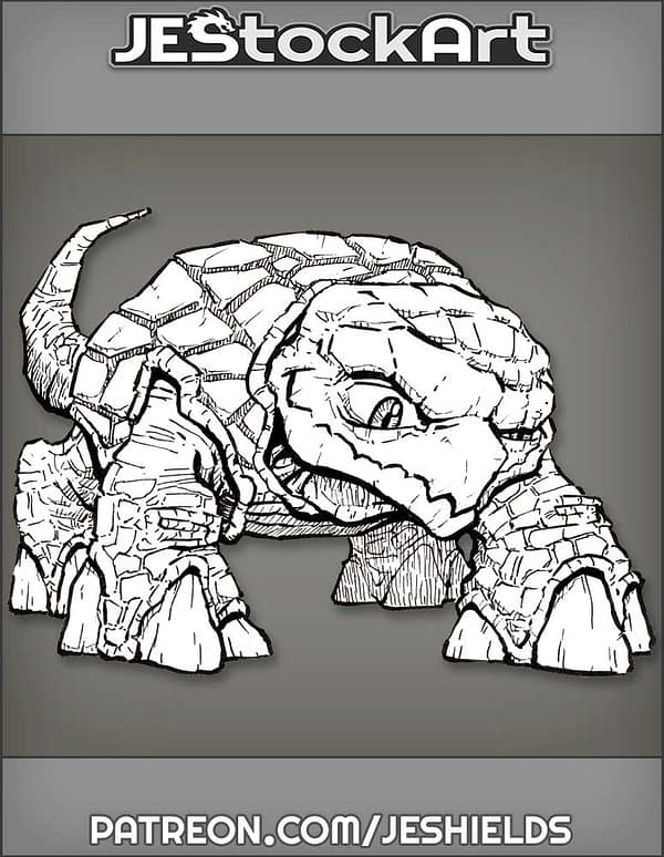 Dungeon Crawler Dire Turtle with Snapping Beak by Jeshields