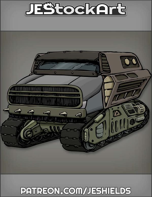 Futuristic Vehicle with Advanced Tech 003 by Jeshields