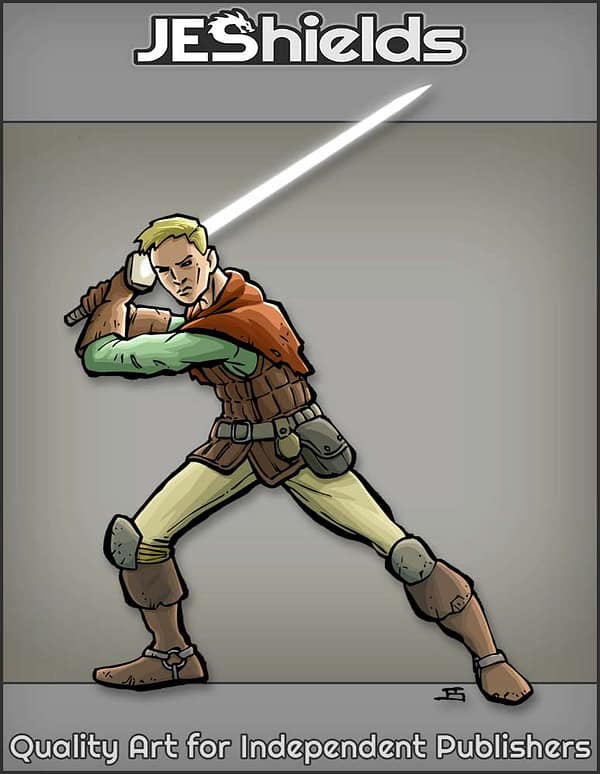 Youth Hero With Lightsword by Jeshields